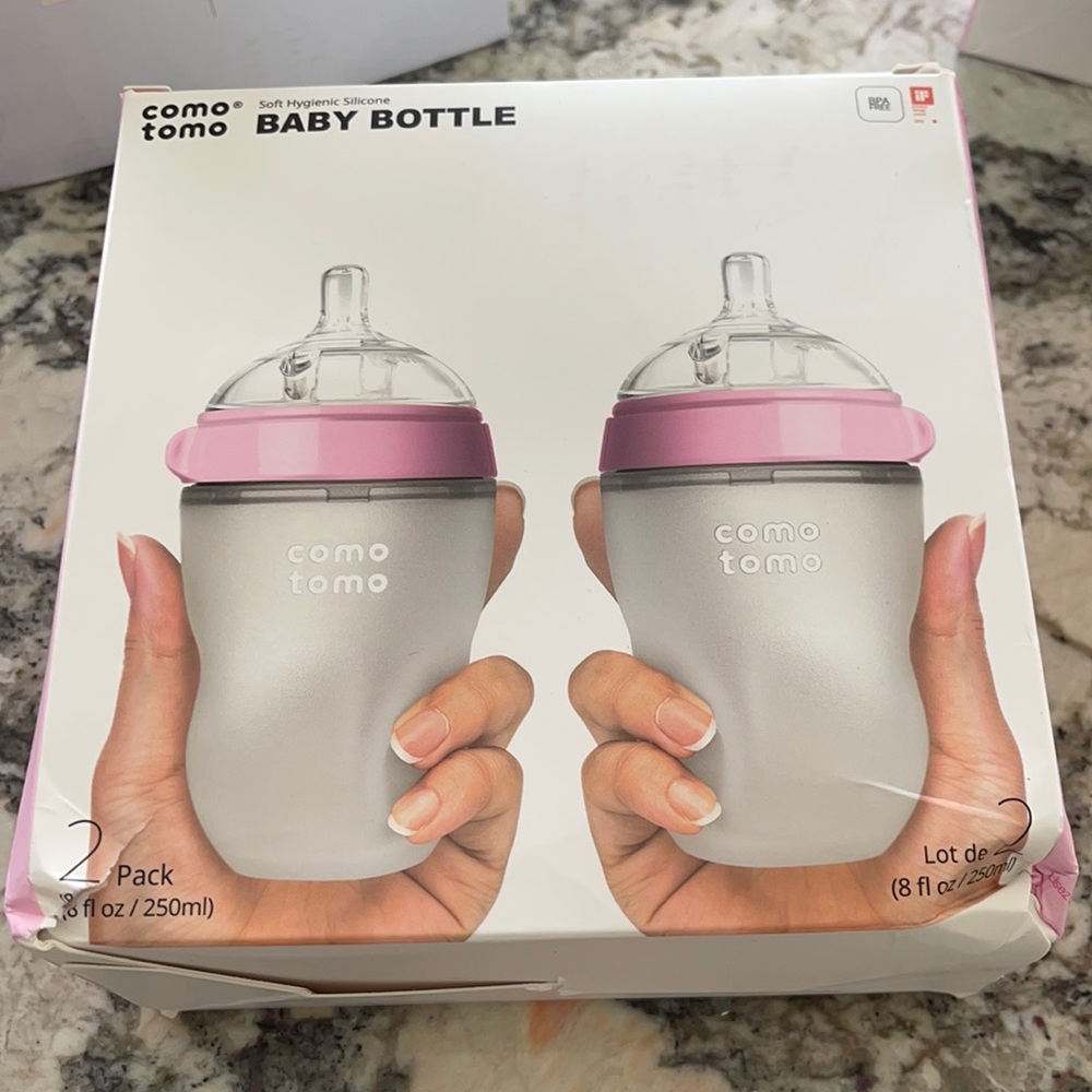 Como ToMo Baby Bottle (8oz) unused still in box.